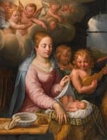 Madonna and Child with Angels