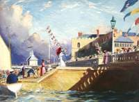 The Royal Yacht Squadron Club House at Regatta Time