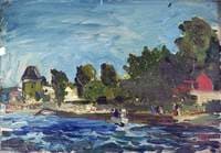 The Royal Yacht Squadron Club House at Regatta Time