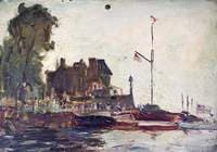 The Royal Yacht Squadron Club House at Regatta Time