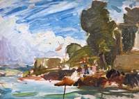 The Royal Yacht Squadron Club House at Regatta Time