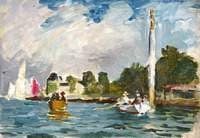 The Royal Yacht Squadron Club House at Regatta Time