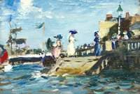 The Royal Yacht Squadron Club House at Regatta Time