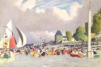 The Royal Yacht Squadron Club House at Regatta Time
