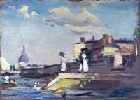 The Royal Yacht Squadron Club House at Regatta Time
