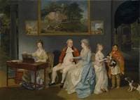 Colonel Blair with his Family and an Indian Ayah