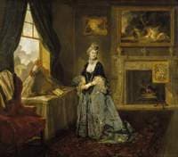 Frances Barton, Mrs Abington, as the Widow Bellmour in Arthur Murphy's 'The Way to Keep Him'