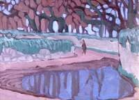 Landscape with a Lake and Trees