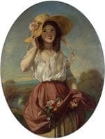 Girl with Flowers