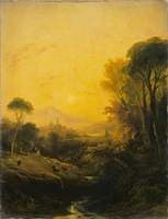 Italian Landscape:  Evening