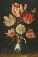 Still Life with Tulips and Insects