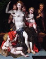 Jupiter and Antiope, Queen of Thebes, with their Twins Amphion and Zethos