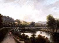The Royal Crescent from the Avon