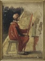 Detail from Return of the Ambassadors (after Vittore Carpaccio)