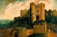 View of the Entrance of Carisbrooke Castle, Isle of Wight