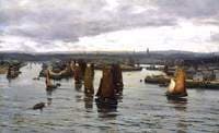 The Herring Fleet Leaving the Dee, Aberdeen