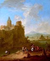 A Landscape with a Castle on a Hill