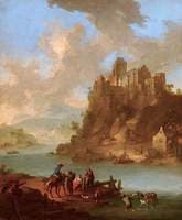 A Landscape with a Village on a Hill