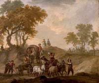 Landscape with Baggage Wagon