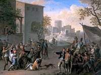 Peasants Brawling in a Village Street
