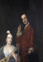 Edward Eliot, 1st Lord Eliot, and His Wife (detail)
