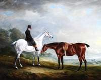A Groom and Two Hunters