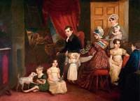 Portrait of the Artist and His Family in His Studio