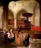 The Ferneley Family Pew in Melton Mowbray Parish Church, Leicestershire