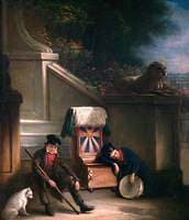 Two Children with a Hurdy-Gurdy
