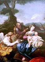 Holy Family, Rest on the Flight into Egypt
