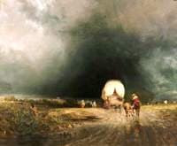 Travellers in a Storm, Approach to Winchester