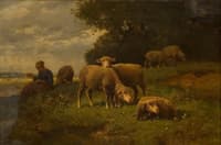 Landscape with Sheep