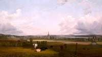 A Prospect of Alloa, Clackmannanshire from the North Looking towards the River Forth