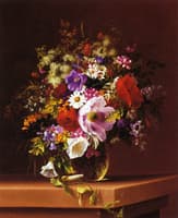 Wildflowers in a Glass Vase