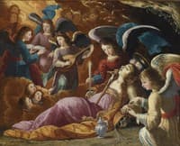Penitent Magdalen Comforted by Angels