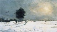 Snow Scene at Valmondois