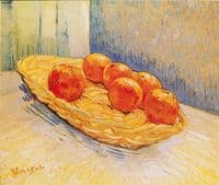 Still Life with Basket and Six Oranges