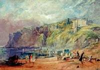 Tynemouth Castle from Percy Bay
