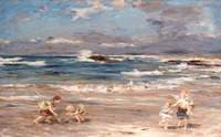 Children Playing on the Surf