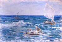 Lobster Fishers, Machrihanish Bay