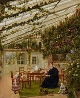 The Family of Mr. Westfal in the Conservatory