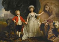 Portrait of of Prince William, Duke of Gloucester and Edinburgh, with His Sister, Princess Sophia