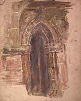Sketch of a Church Door