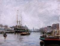 Amsterdam, Harbour Scene