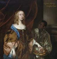 Elizabeth Murray, Countess of Dysart and Later Duchess of Lauderdale with a Black Servant