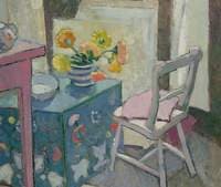 Still Life with Painted Chest