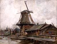 Rotterdam with Windmill