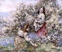 Gathering Spring Flowers