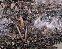 Girl with Nesting Swans