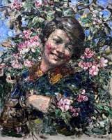 Girl with Wild Flowers